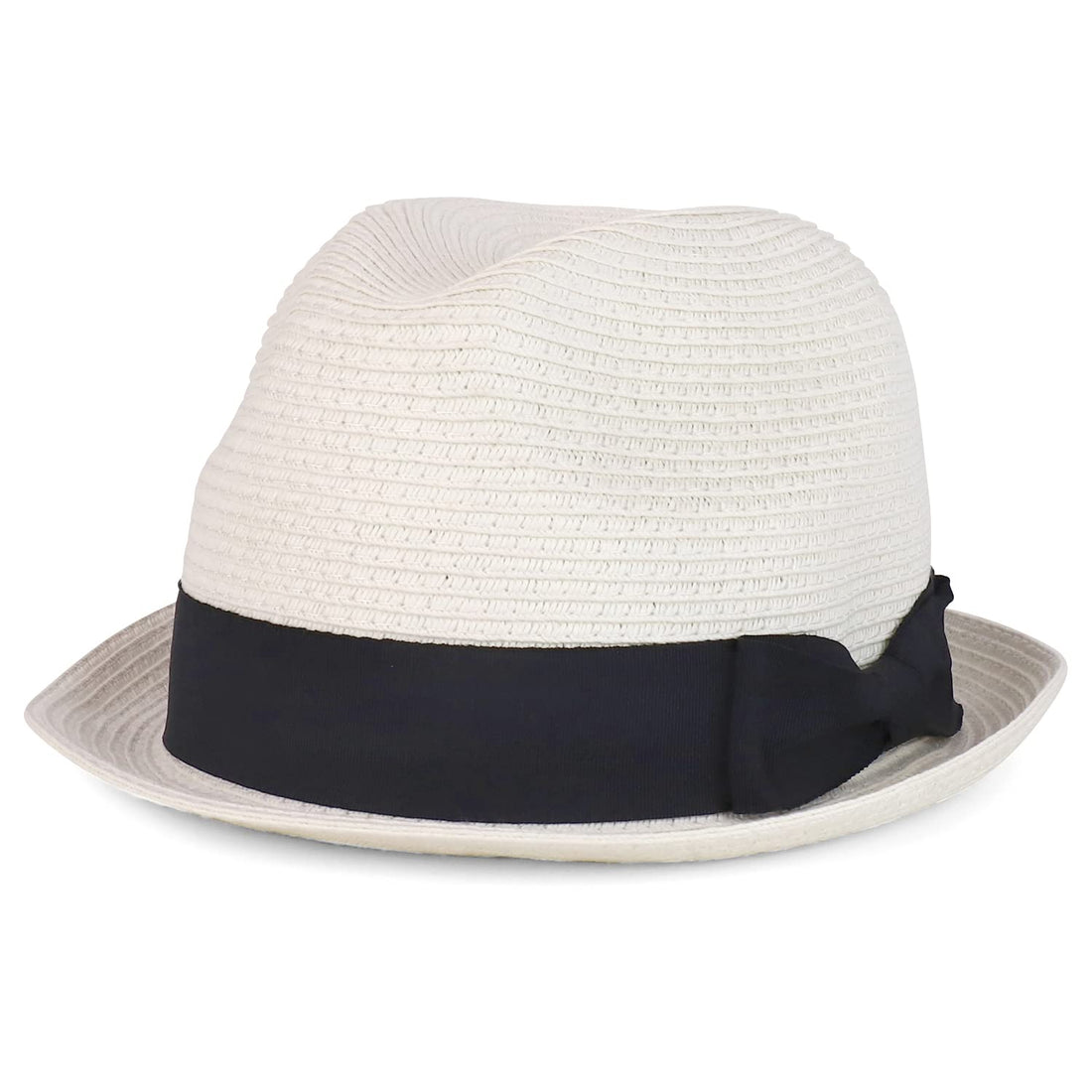 Trendy Apparel Shop Men's Toyo Paper Braid Upturn Brim Summer Fedora Hat