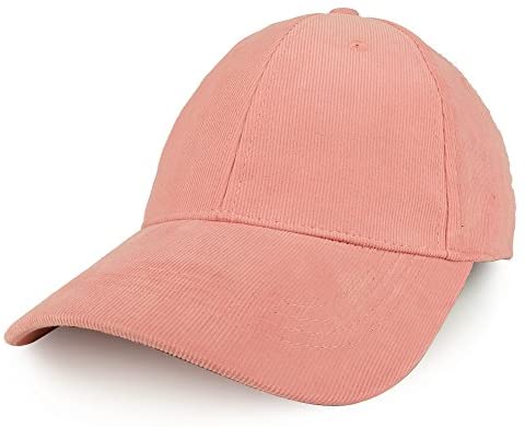 Trendy Apparel Shop Plain Corduroy Adjustable Baseball Dad Hat