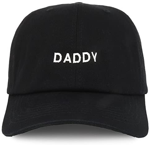 Trendy Apparel Shop Daddy Embroidered Oversize XXL Soft Crown Cotton Dad Hat