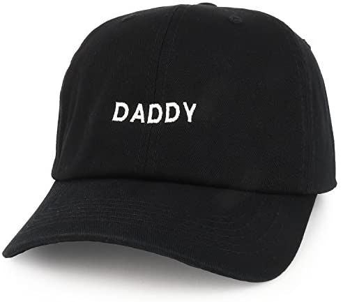 Trendy Apparel Shop Daddy Embroidered Oversize XXL Soft Crown Cotton Dad Hat