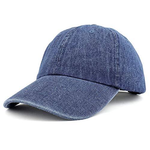 Trendy Apparel Shop Unstructured Cotton Denim Dad Hat