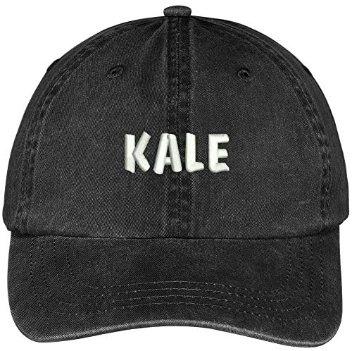Trendy Apparel Shop Kale Embroidered Washed Cotton Adjustable Cap