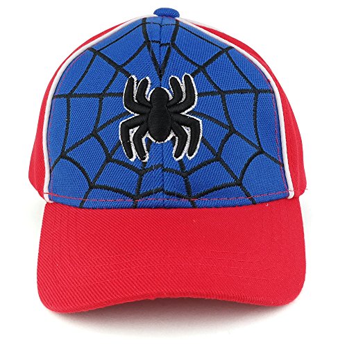 Trendy Apparel Shop Infant's Spider and Web 3-D Embroidery Structured Baseball Cap