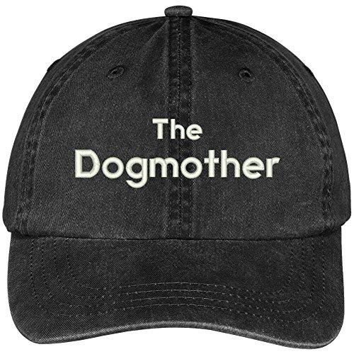 Trendy Apparel Shop The Dogmother Embroidered Washed Soft Cotton Adjustable Baseball Cap