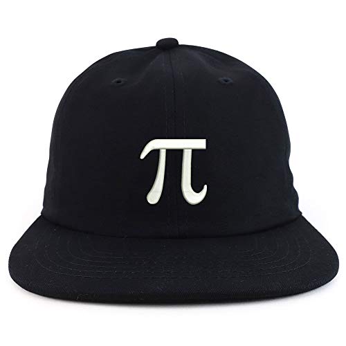 Trendy Apparel Shop Pi Day Symbol Embroidered Low Profile Cotton Snapback Cap