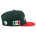 Trendy Apparel Shop Mexico Guadalupe Embroidered Flat Bill Snapback Cap