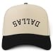 Trendy Apparel Shop Dallas Upside Down Embroidered 5 Panel Two Tone Vintage Ball Cap
