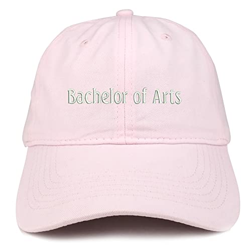 Trendy Apparel Shop Bachelor of Arts Low Profile Soft Cotton Baseball Cap