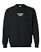Trendy Apparel Shop Thinking Shirt Embroidered Crewneck Sweatshirt