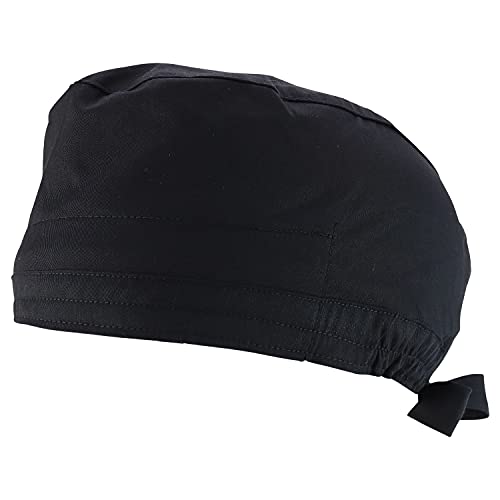 Trendy Apparel Shop Unisex Working Scrub Cap with Sweatband and Adjustable Ties