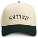 Trendy Apparel Shop Dallas Upside Down Embroidered 5 Panel Two Tone Vintage Ball Cap