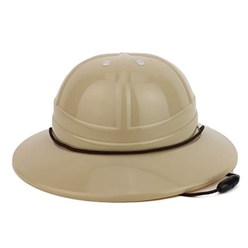 Trendy Apparel Shop Junior Safari Explorer Adventure Plastic Helmet Costume Cap - Khaki