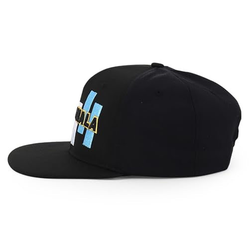 Trendy Apparel Shop Central America States Embroidered Mesh Back Flat Bill Cap