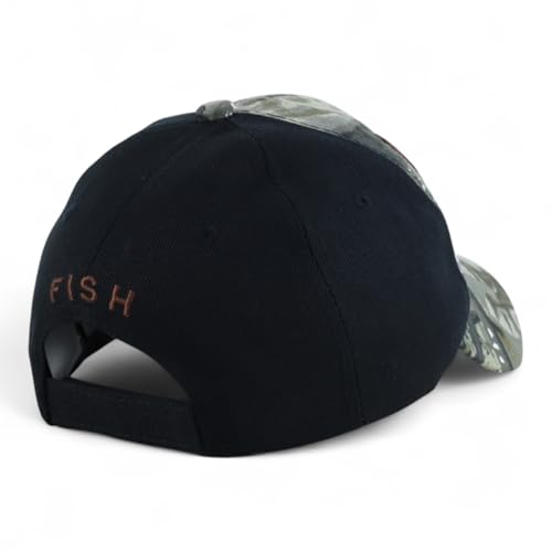 Trendy Apparel Shop 6 Panel Structured Fishing Embroidered Ball Cap