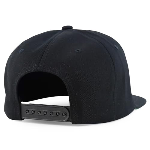 Trendy Apparel Shop Mexico States with Eagle Embroidered Flatbill Snapback Cap