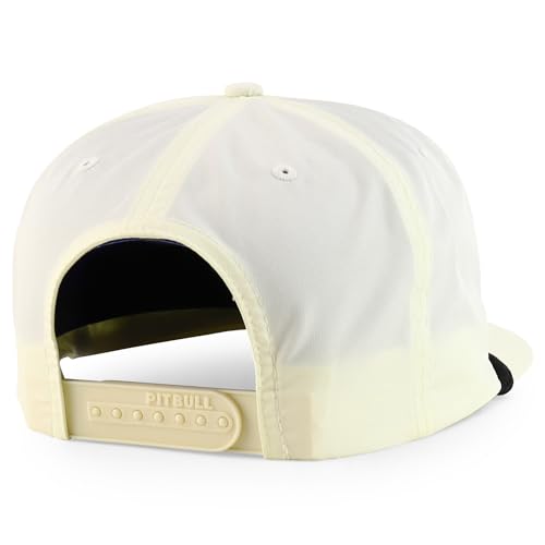 Trendy Apparel Shop 5 Panel Unstructured Perfomance Snapback Cap with Rope