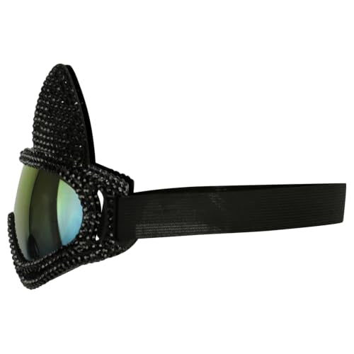 Trendy Apparel Shop Bling Rhinestone Festival Rave Goggles