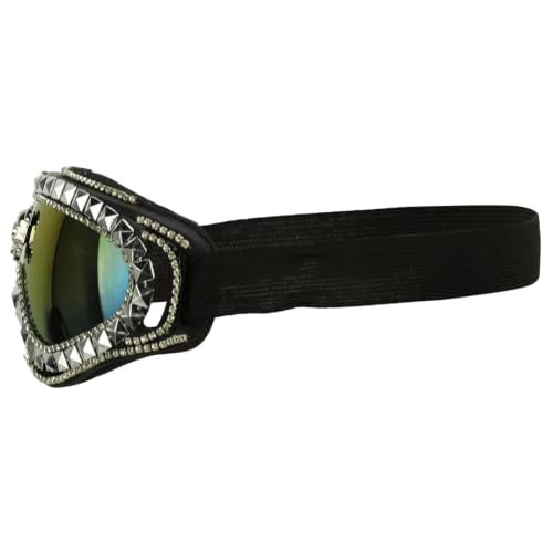 Trendy Apparel Shop Bling Rhinestone Festival Rave Goggles