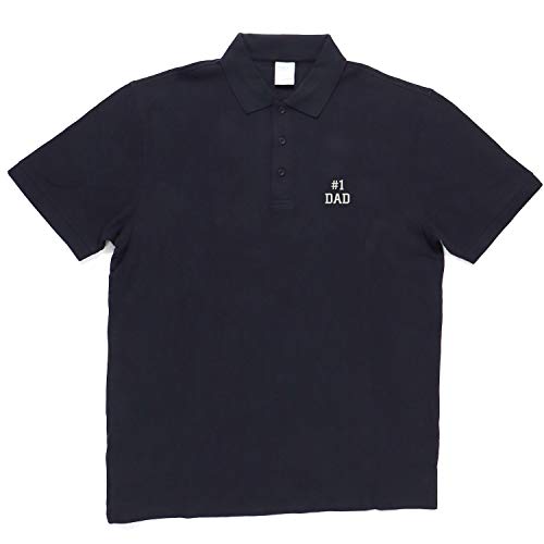 Trendy Apparel Shop Number #1 Dad Embroidered Combed Ring Spun Cotton Collared Polo Shirt
