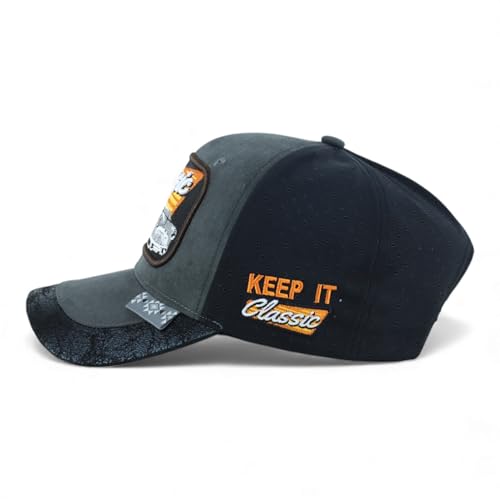 Trendy Apparel Shop Classic Car Embroidered Mesh Back Baseball Cap