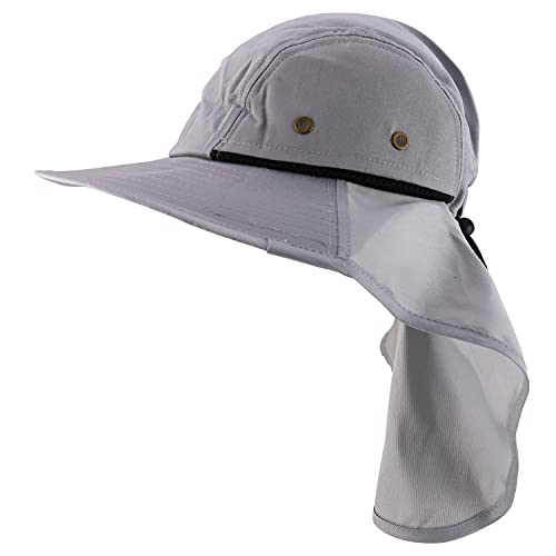 Trendy Apparel Shop Outdoorsman Sport Activity Large Bill Flap Boonie Mesh Cap