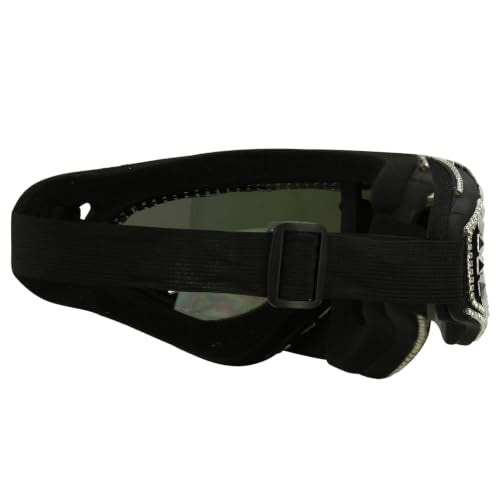 Trendy Apparel Shop Bling Rhinestone Festival Rave Goggles