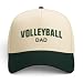 Trendy Apparel Shop Volleyball Mom and Dad Embroidered 5 Panel Two Tone Vintage Ball Cap
