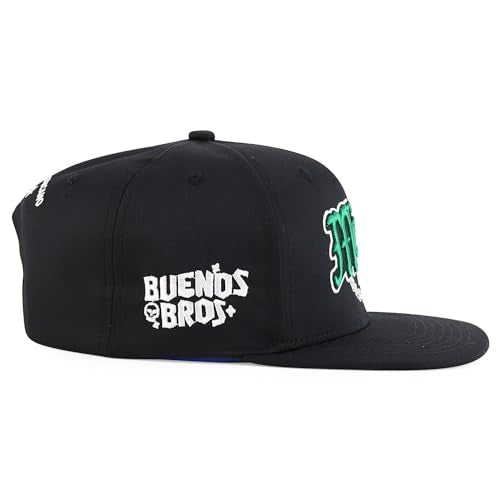 Trendy Apparel Shop 3D Mexico Embroidered Structured Flat Bill Snapback Cap