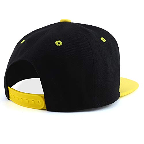 Trendy Apparel Shop Infant to Toddler Kid's Plain Structured Flatbill Snapback Cap
