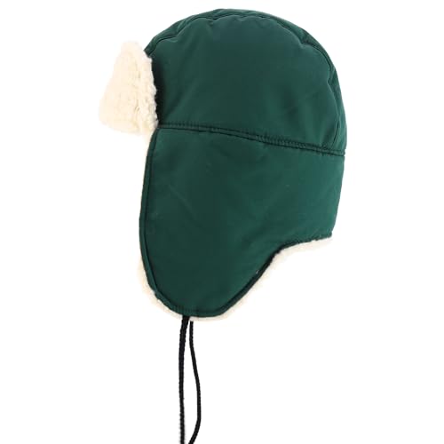 Trendy Apprel Shop Warm Winter Fur Ear Flaps Sherpa Lined Trooper Hat