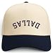 Trendy Apparel Shop Dallas Upside Down Embroidered 5 Panel Two Tone Vintage Ball Cap