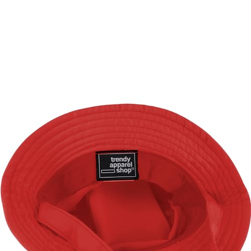 Trendy Apparel Shop Rainbow Embroidered Patch Infant Lightweight Bucket Hat with Chin Strap