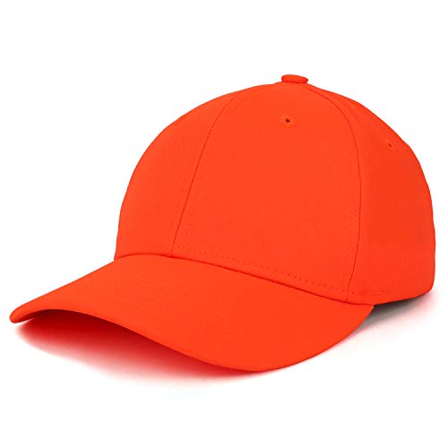 Trendy Apparel Shop High Visibility Structured Full Cloth Baseball Cap