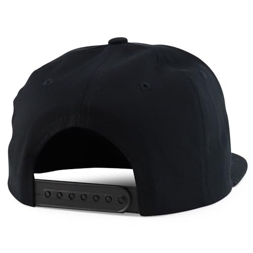 Trendy Apparel Shop Circular Mexico Eagle Embroidered Flatbill Snapback Cap