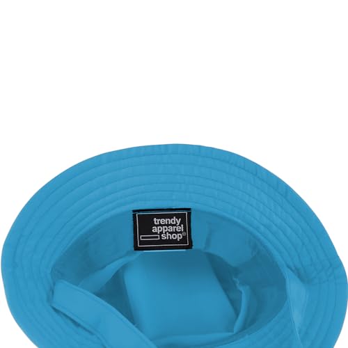 Trendy Apparel Shop Rainbow Embroidered Patch Infant Lightweight Bucket Hat with Chin Strap