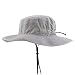 Trendy Apparel Shop Outdoor Large Brim Micro Mesh Performance Boonie Bucket Hat with Strap