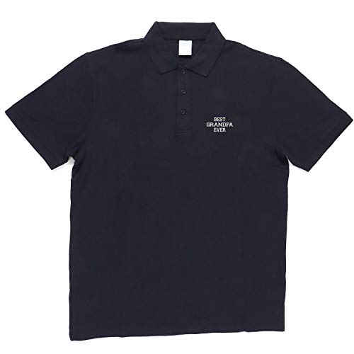 Trendy Apparel Shop Best Grandpa Ever Combed Ring Spun Cotton Collared Polo Shirt
