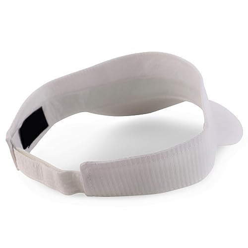Trendy Apparel Shop Lightweight Cotton Seersucker Visor Cap