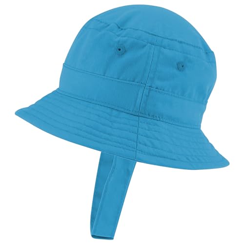 Trendy Apparel Shop Infant Light Weight Bucket Hat with Chin Strap