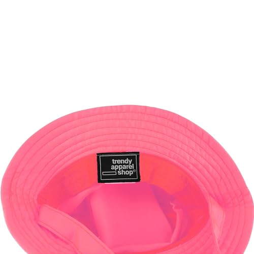 Trendy Apparel Shop Rainbow Embroidered Patch Infant Lightweight Bucket Hat with Chin Strap