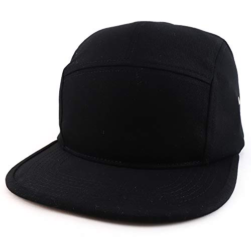Trendy Apparel Shop XXL Oversized 5 Panel Cotton Bicycle Rider Cap