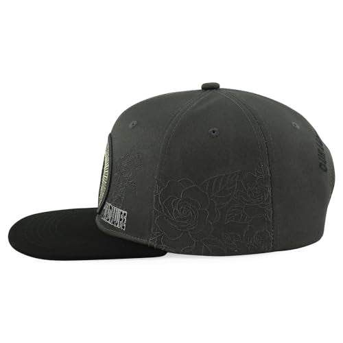 Trendy Apparel Shop Mexico Guadalupe Embroidered Flat Bill Snapback Cap