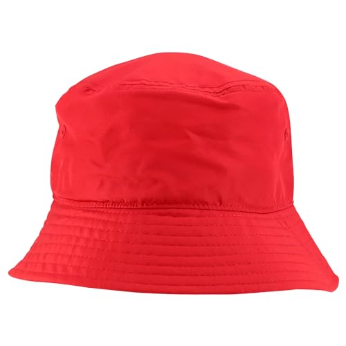 Trendy Apparel Shop Kid Size Lightweight Packable Outdoor Bucket Hat - 55cm