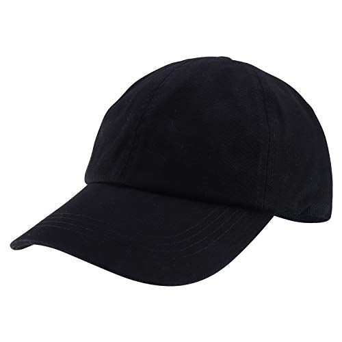 Trendy Apparel Shop Oversized XL Unstructure Ladies Ponytail Cotton Baseball Cap
