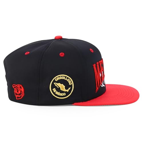 Trendy Apparel Shop Mexico Guadalupe Embroidered Flat Bill Snapback Cap