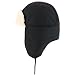 Trendy Apprel Shop Warm Winter Fur Ear Flaps Sherpa Lined Trooper Hat