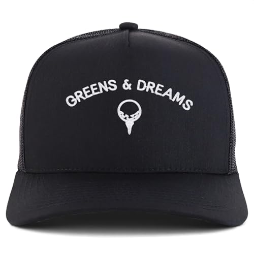 Trendy Apparel Shop Greens & Dreams Embroidered 5 Panel Snapback Trucker Cap