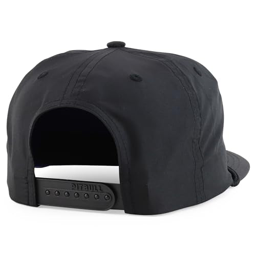 Trendy Apparel Shop 5 Panel Unstructured Perfomance Snapback Cap with Rope