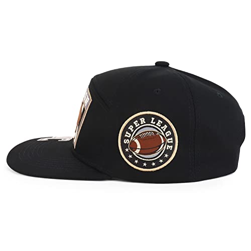 Trendy Apparel Shop Super League Champion Embroidered Flatbill Snapback Cap