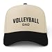 Trendy Apparel Shop Volleyball Mom and Dad Embroidered 5 Panel Two Tone Vintage Ball Cap